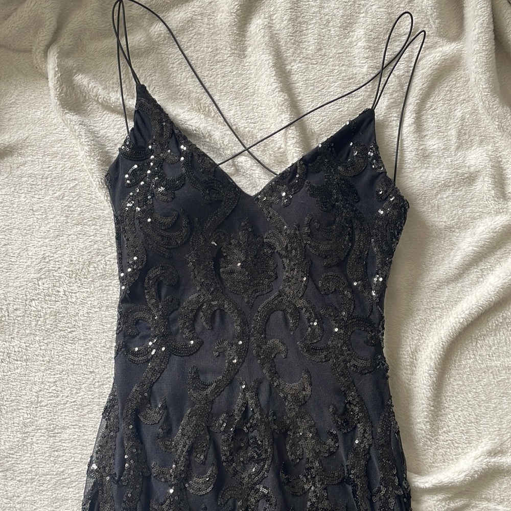 Black Windsor Sparkly Dress